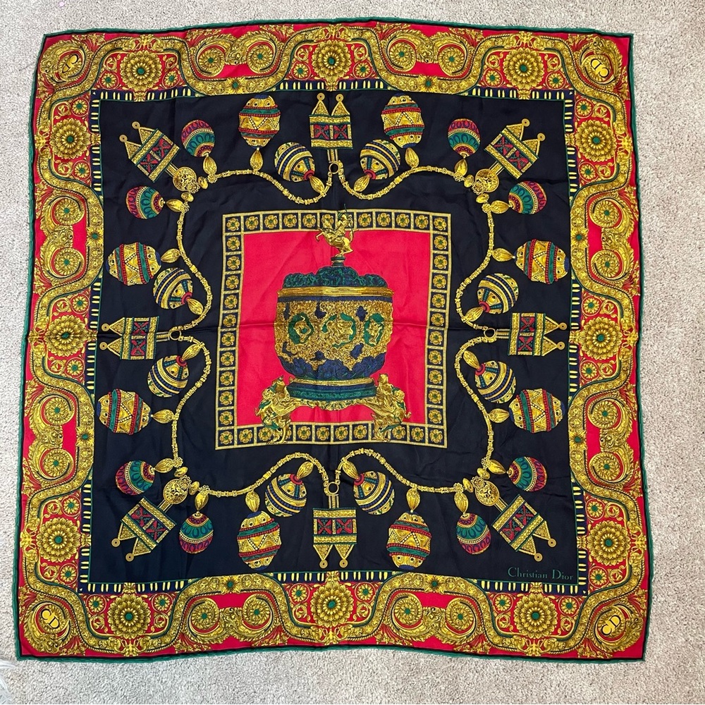 Christian Dior Silk Scarf